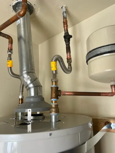 Water heater installation and plumbing repair in Bloomington