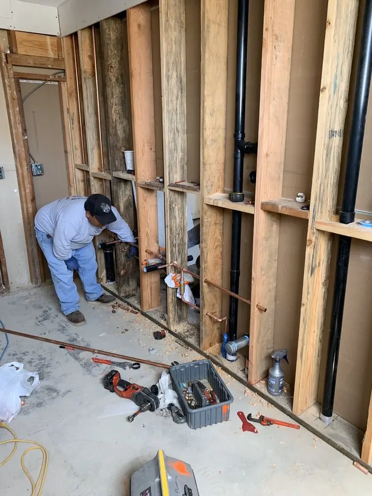 Commercial rough-in plumbing for Commercial Plumbing in Bloomington